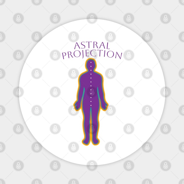 Astral Projection Magnet by Vortexspace